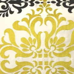 Sumatra Medallion Embroidered Silk Decorative Throw Pillow 21x21