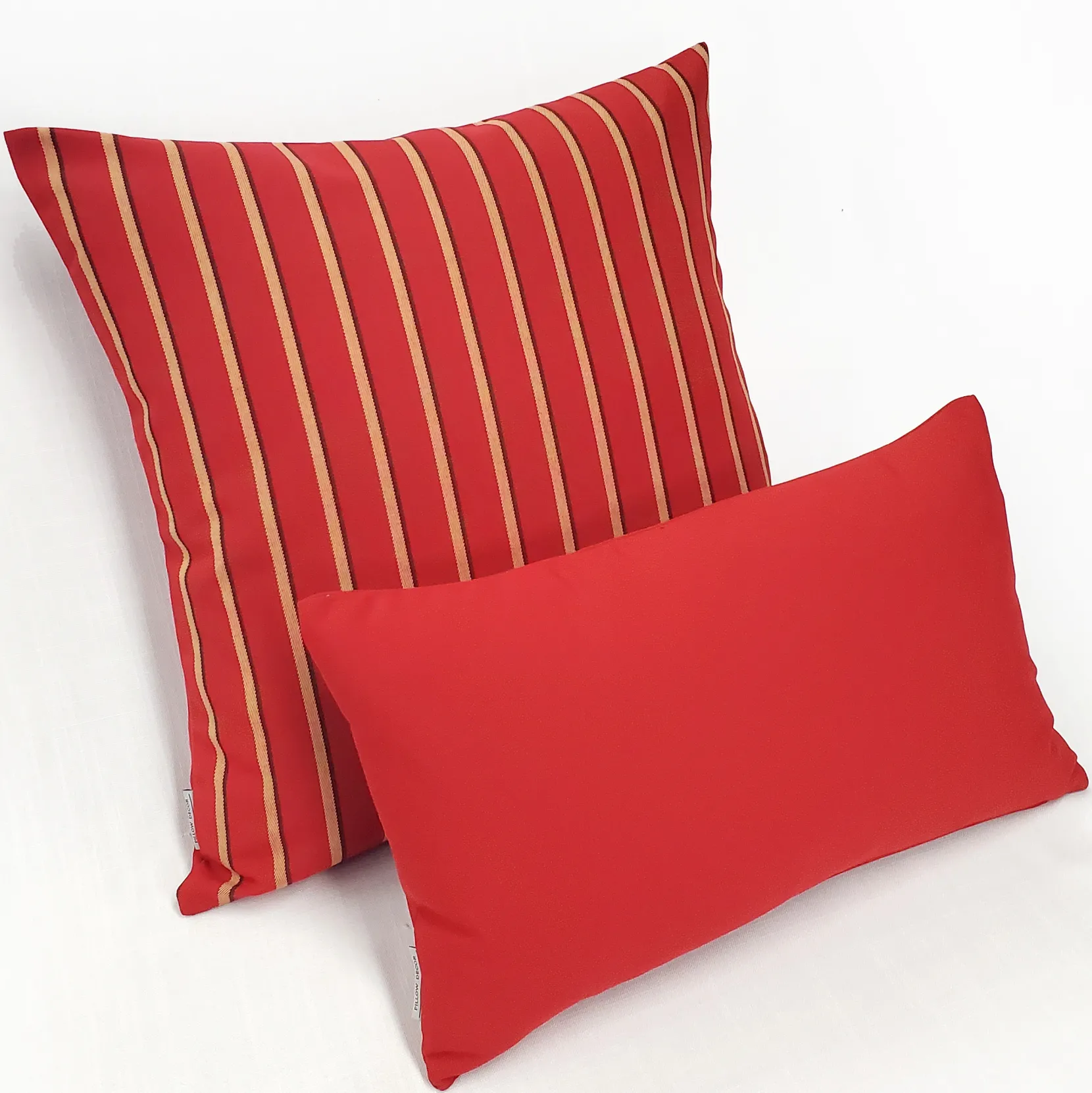Sunbrella Harwood Crimson Outdoor Pillow 20x20