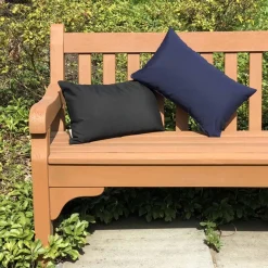 Sunbrella Navy Blue 12x19 Outdoor Pillow
