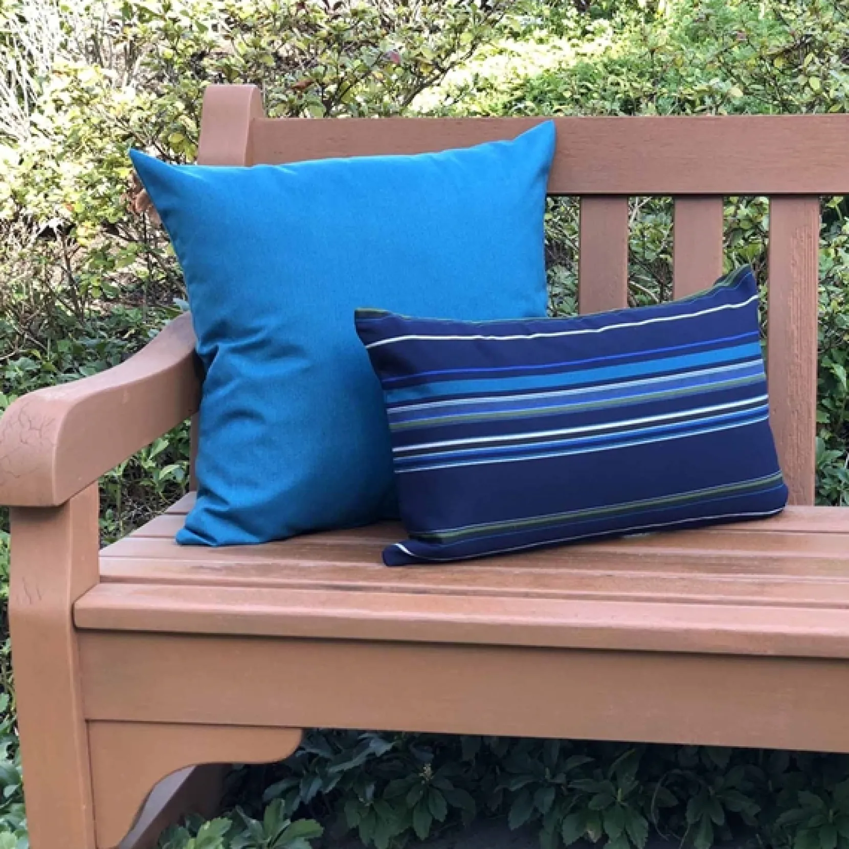 Sunbrella Peacock Outdoor Pillow 20x20