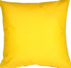 Sunbrella Sunflower Yellow 20x20 Outdoor Pillow