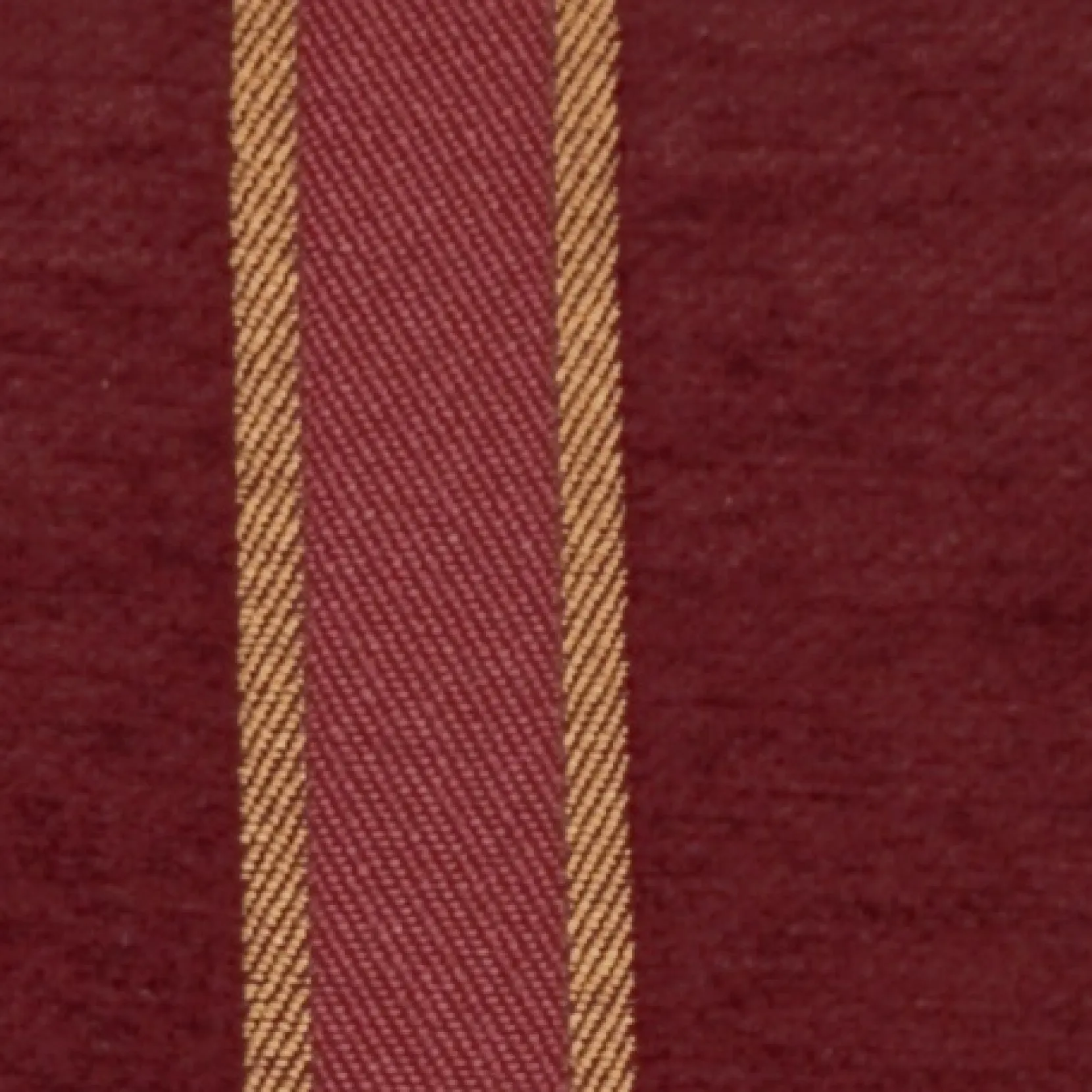 Traditional Stripes in Wine 19x19 Decorative Pillow