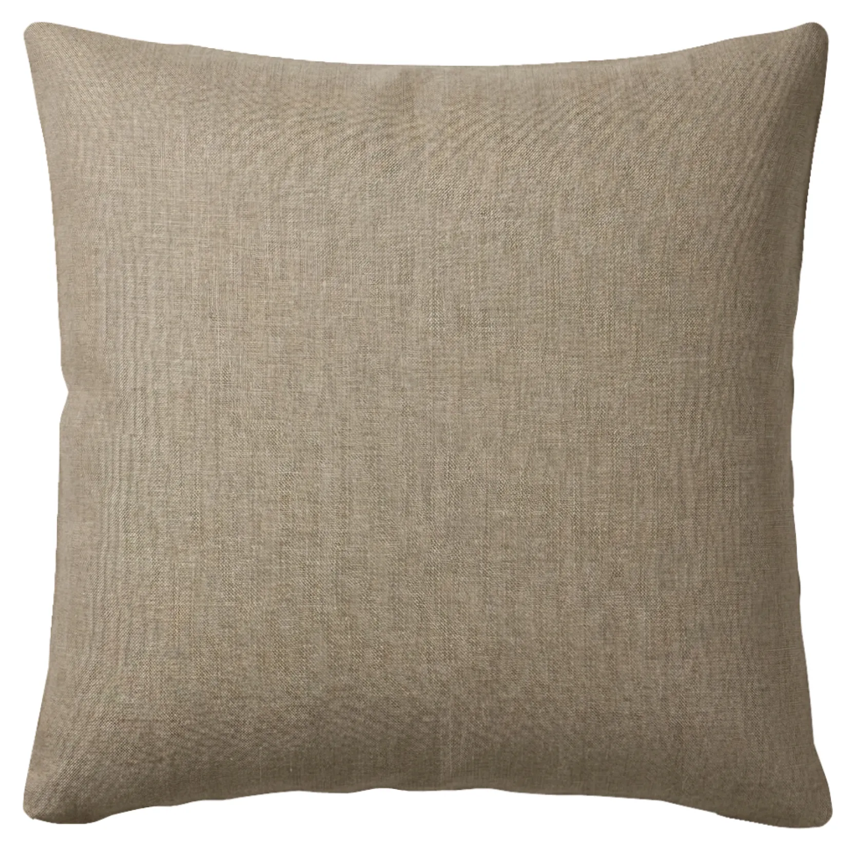 Tuscany Linen Natural Throw Pillow 17x17