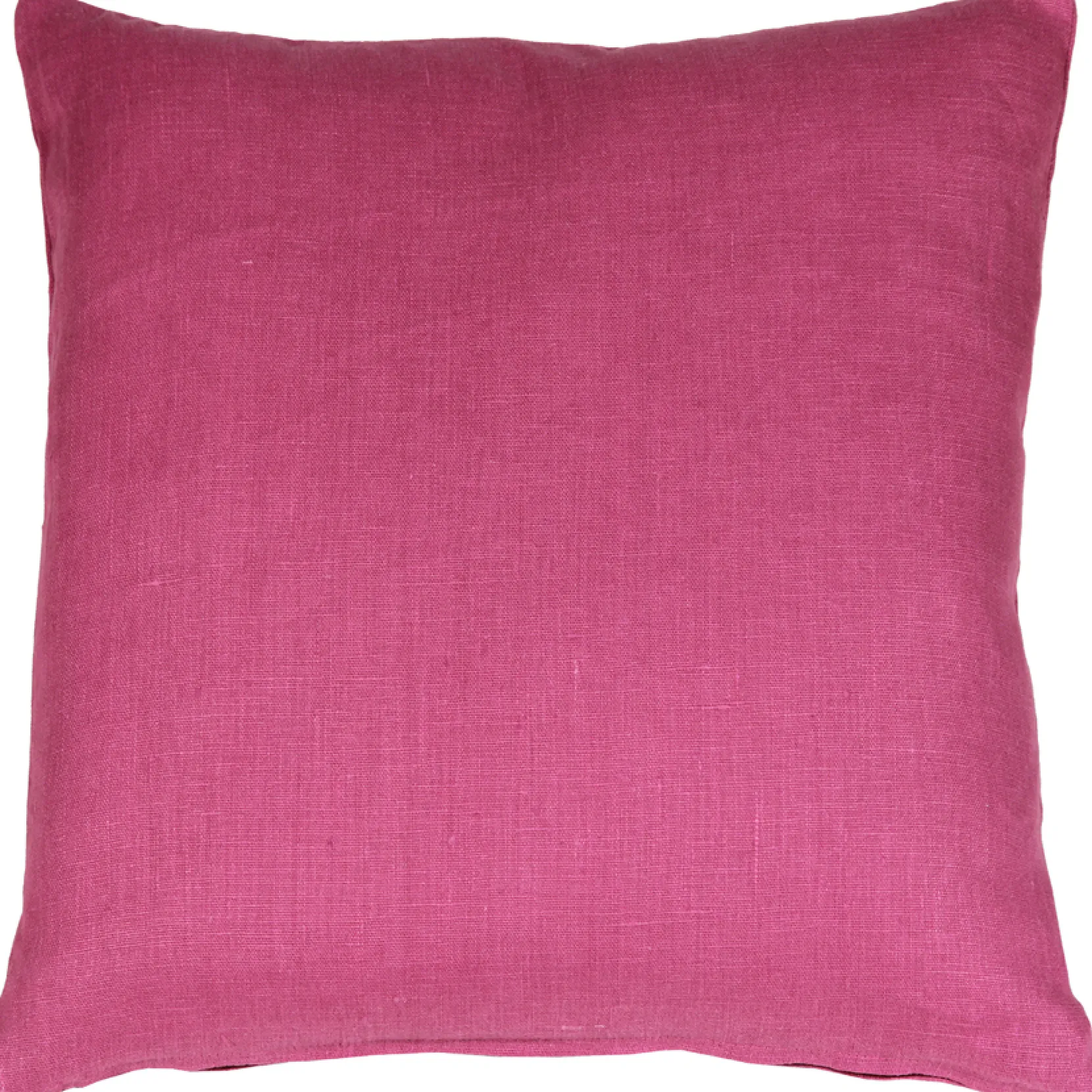 Tuscany Linen Orchid Pink Throw Pillow 20x20