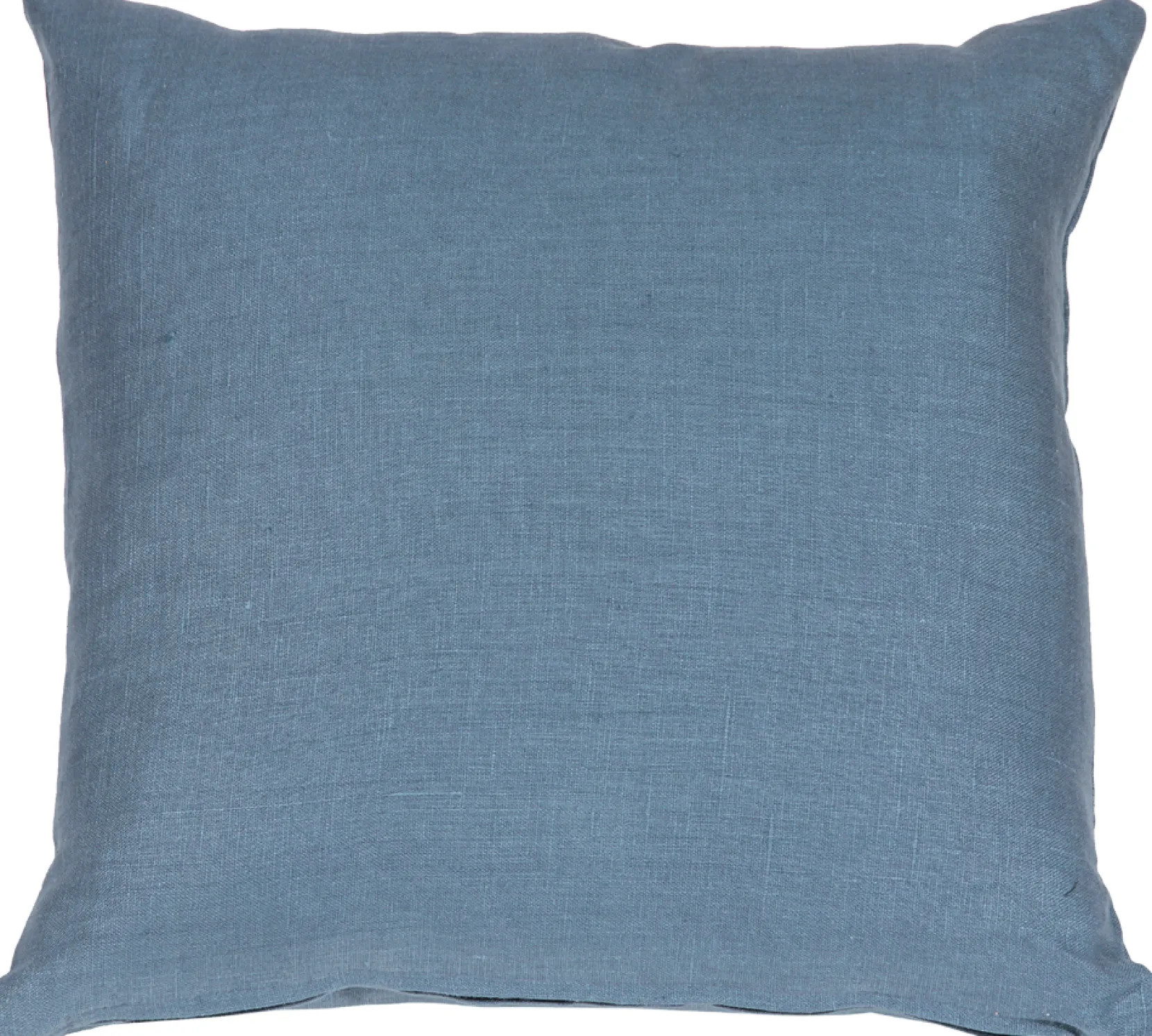 Tuscany Linen Wedgewood Blue Throw Pillow 17x17