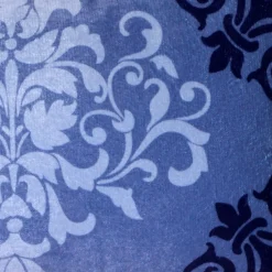 Velvet Damask Purple Throw Pillow 11x18