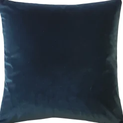 Visconti Teal Blue Chenille Throw Pillow 21x21