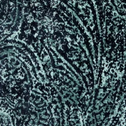 Visconti Teal Blue Chenille Throw Pillow 17x17