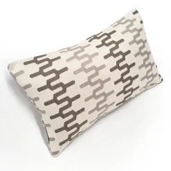 Wake Stone Edge Geometric Outdoor Pillow 12x19
