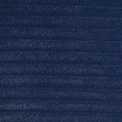 Wide Wale Corduroy 12x20 Dark Blue Throw Pillow