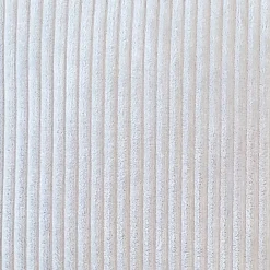 Wide Wale Corduroy 22x22 Oyster Throw Pillow
