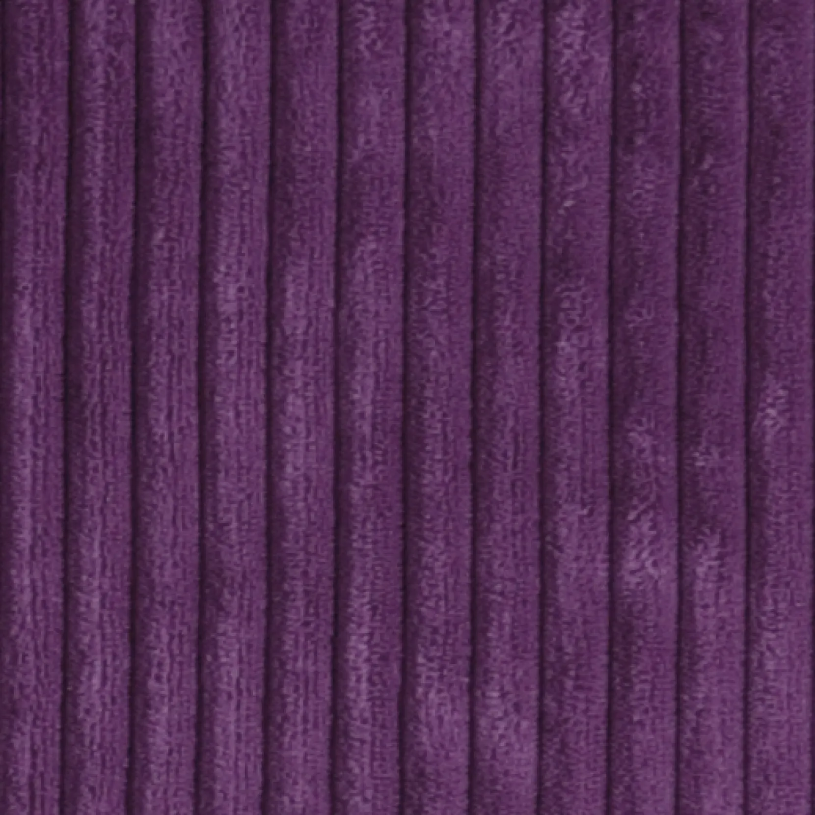 Wide Wale Corduroy 22x22 Purple Throw Pillow